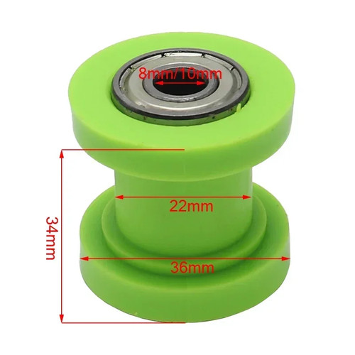 8/10 mm Cadena de transmisión Rodillo Polea Rueda Deslizante Tensor Rueda Guía Apto para Enduro - Imagen 21 de 35