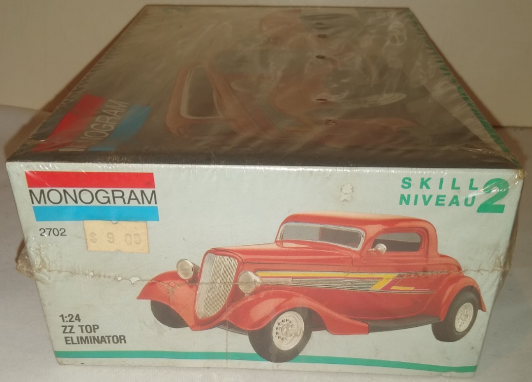 Vintage 1985 Monogram ZZ Top 1933 Ford Eliminator Hot Rod 1/24