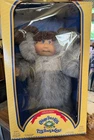 1983 Coleco Cabbage Patch Brown Hair Ptits' Bouts  De Choux FUR Coat NEW IN BOX