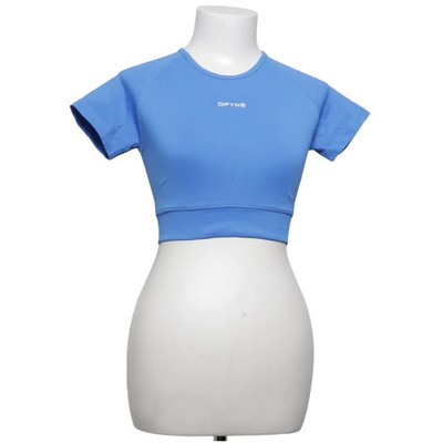 DFYNE, Trainingsshirt, Größe: M, Blau, Elasthan/Polyamid, Einfarbig, Damen #JYo