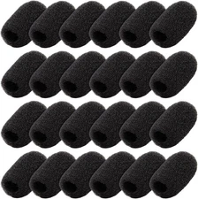 Juvale Headset Microphone Foam Windscreens - Noise Reduction Microphone... 