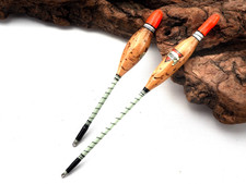 BRAND NEW - PAIR OF ANDREW GREEN ARCANE PAINTED CORK AVON FLOATS