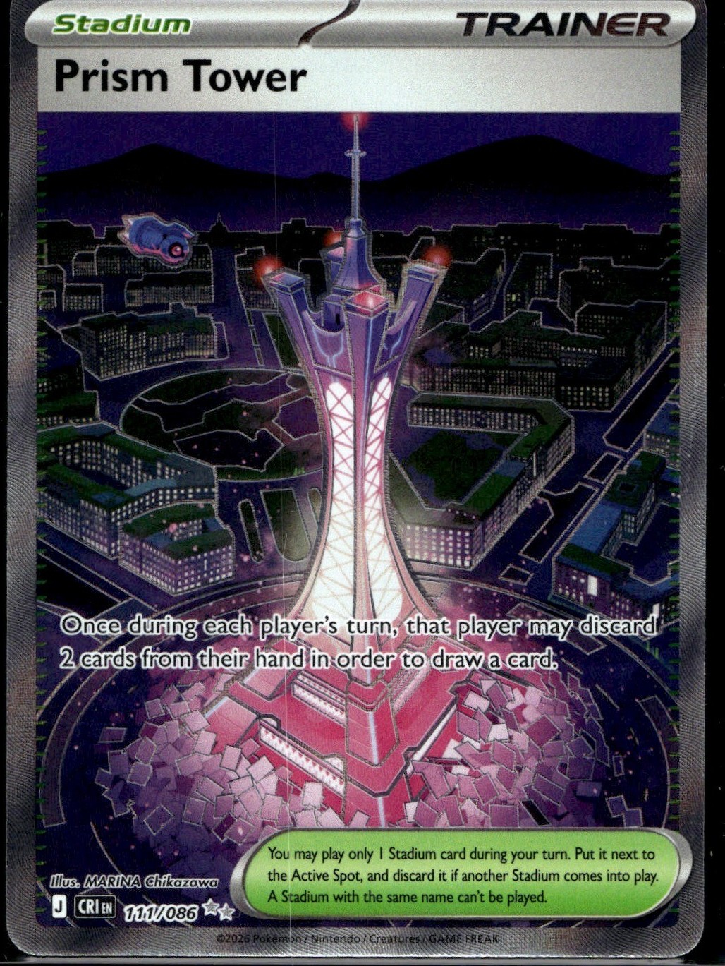 Prism Tower [CRI - 111/086] - Ultra Rare - NM