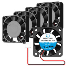 40mm Brushless 5V Cooling Fan, 5000 RPM, Hydraulic Bearing, 5-Pack