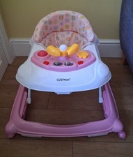 COSTWAY Baby Walker with Activity and Music