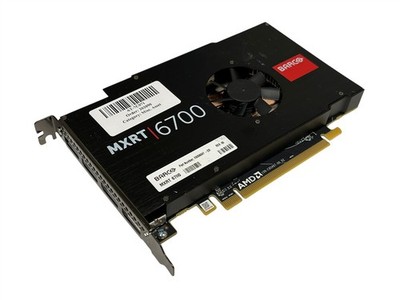 Barco MXRT 6700 8GB GDDR5 4x DisplayPort PCIe GPU Graphics Card K9306047