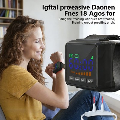 KTS New Cold Laser Watch Light Therapy Device Home Use for Hypertension Rhinitis