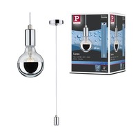 Pendelleuchte Larus IP44 E27 Max. 60W Chrom Dimmbar