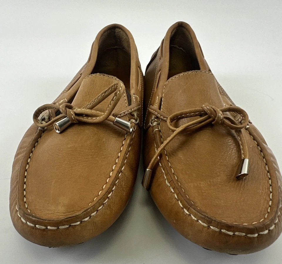 Mocassim Mercanti Fiorentini Driving Moc Couro Marrom Feminino 6 W de Largura - Imagem 3 de 4