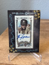 2025 Topps Allen & Ginter Rapper BIG SEAN BLACK Framed Mini AUTO #'d /25