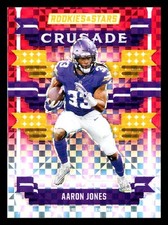 2024 Panini Rookies & Stars - Crusade Red Plaid #C-AJS Aaron Jones Vikings