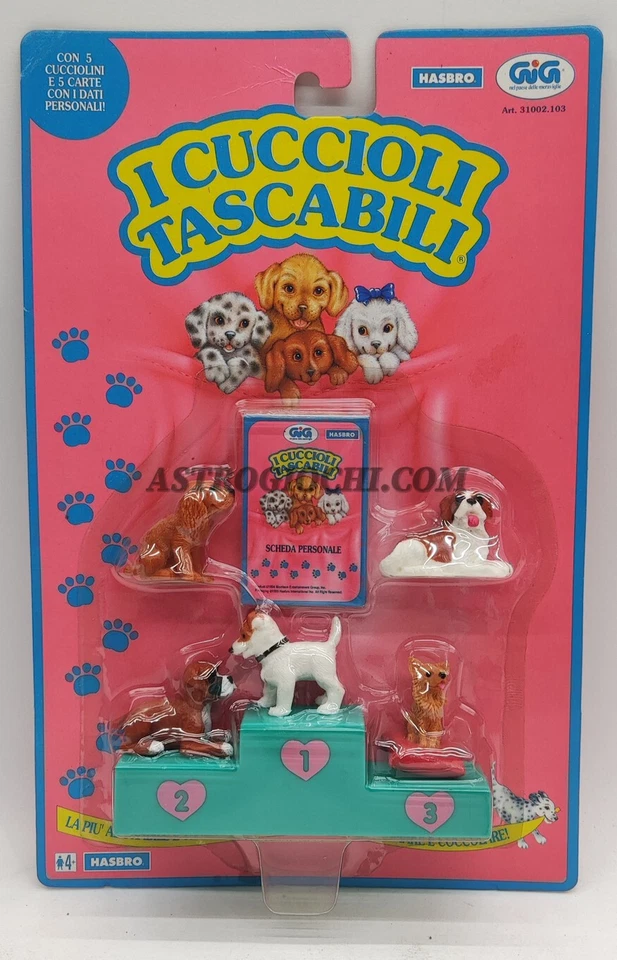 Hasbro I CUCCIOLI TASCABILI Puppy in my Pocket LA MOSTRA MOC 1994