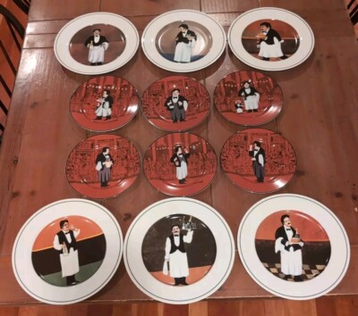 12 Williams Sonoma ~ Guy Buffet Sommelier ~ Dinner Salad Plates 11  ~ 8.25'' READ