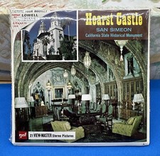 Hearst Castle San Simeon California GAF View-Master 3 Reel Packet Sealed New NOS