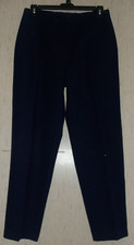 EXCELLENT WOMENS VINTAGE LEVI STRAUSS Bend Over NAVY BLUE PANTS SIZE 18