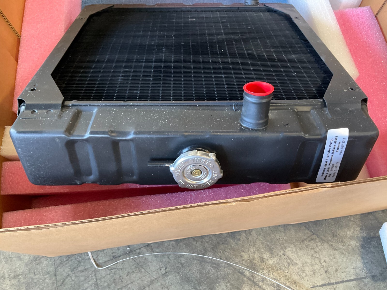 Indiana Heat 2198174 Radiator Assembly 11582P New (TSC) eBay