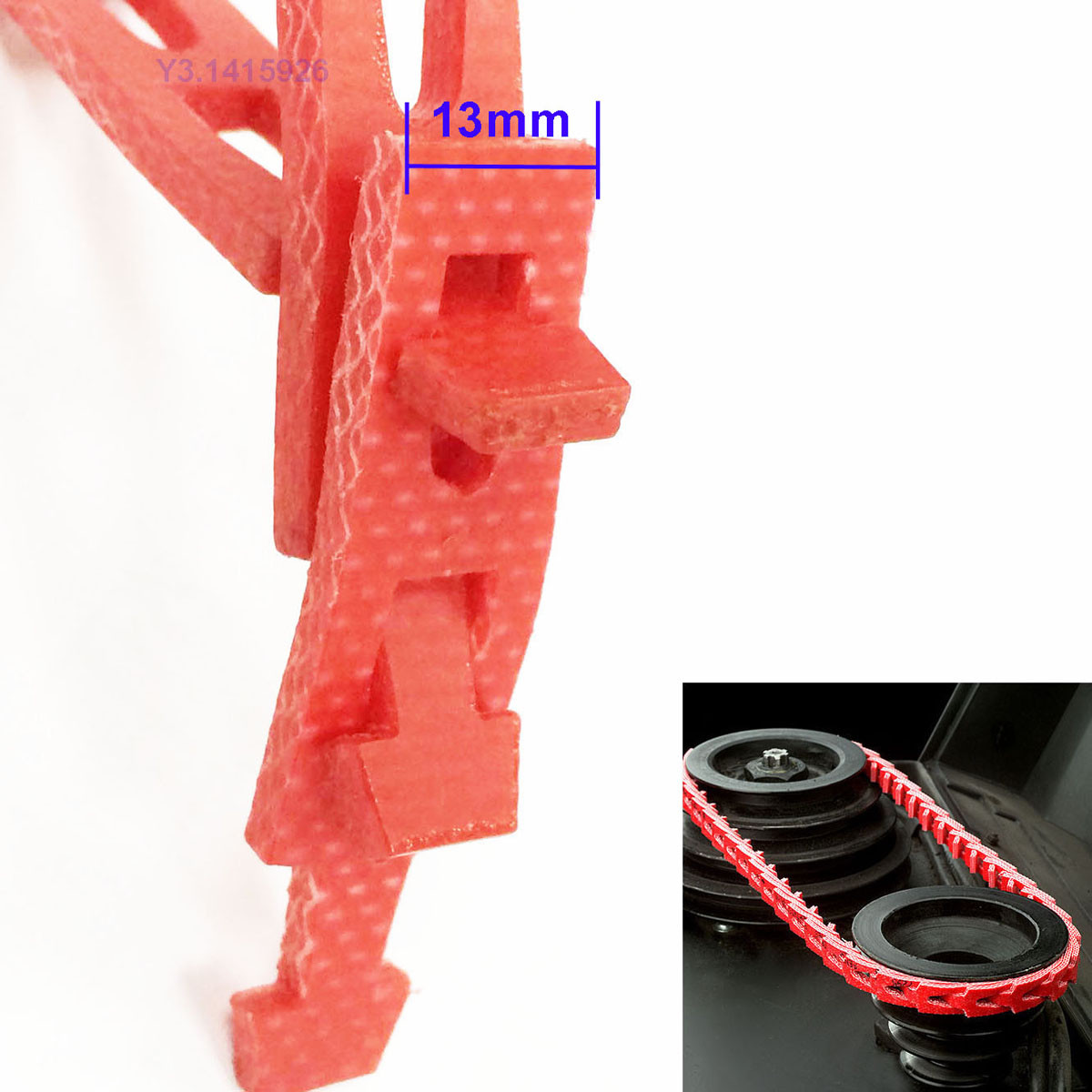 Power Twist V Belt 13x1200mm A Type Adjustable Link Accessory for Lathe