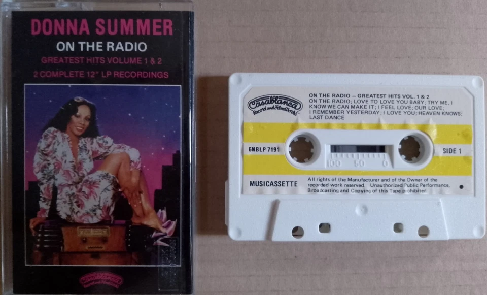 Donna Summer On The Radio CASSETTE Greatest Hits Giorgio Moroder I FEEL LOVE '79 - Image 2 of 4
