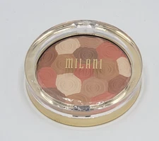 NEW MILANI Illuminating Face Powder Highlighter Bronzer & Blush- 01 Amber Nectar