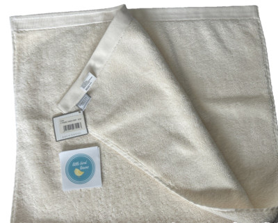 One FRETTE  Bath Mat Cream Essentials 100% Cotton Portugal  20 x 36  New w/tags