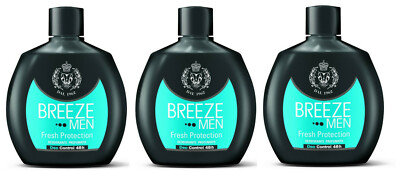 Breeze Squeeze Men Fresh Protection 48h Deodorant 3 x 100 ml 
