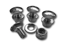 4 Pack Shave Plate Scraper Bar Bolts Nuts for MTD 790-00121 784-5579A