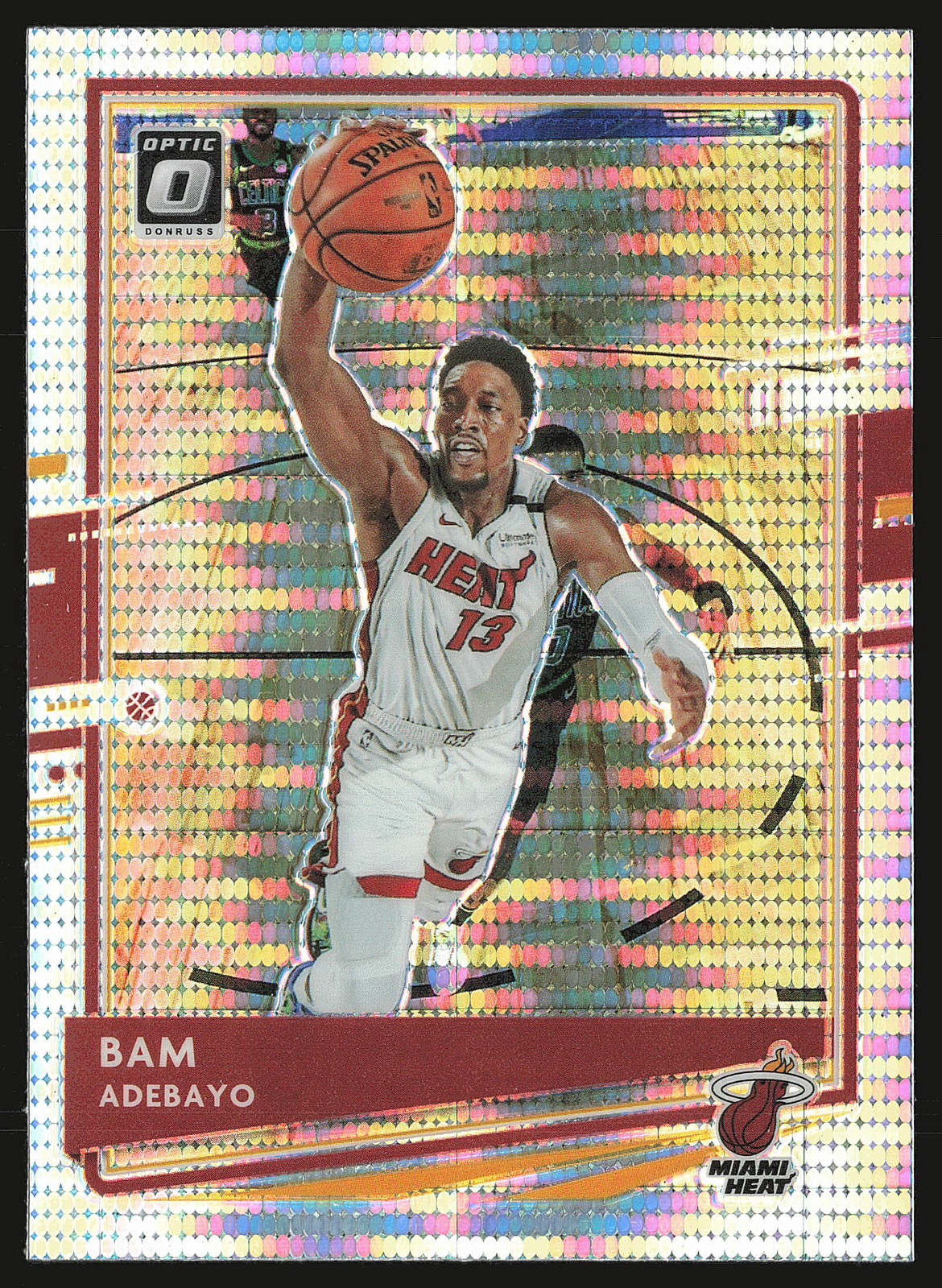 2020-21 Donruss Optic #52 Bam Adebayo Silver Pulsar
