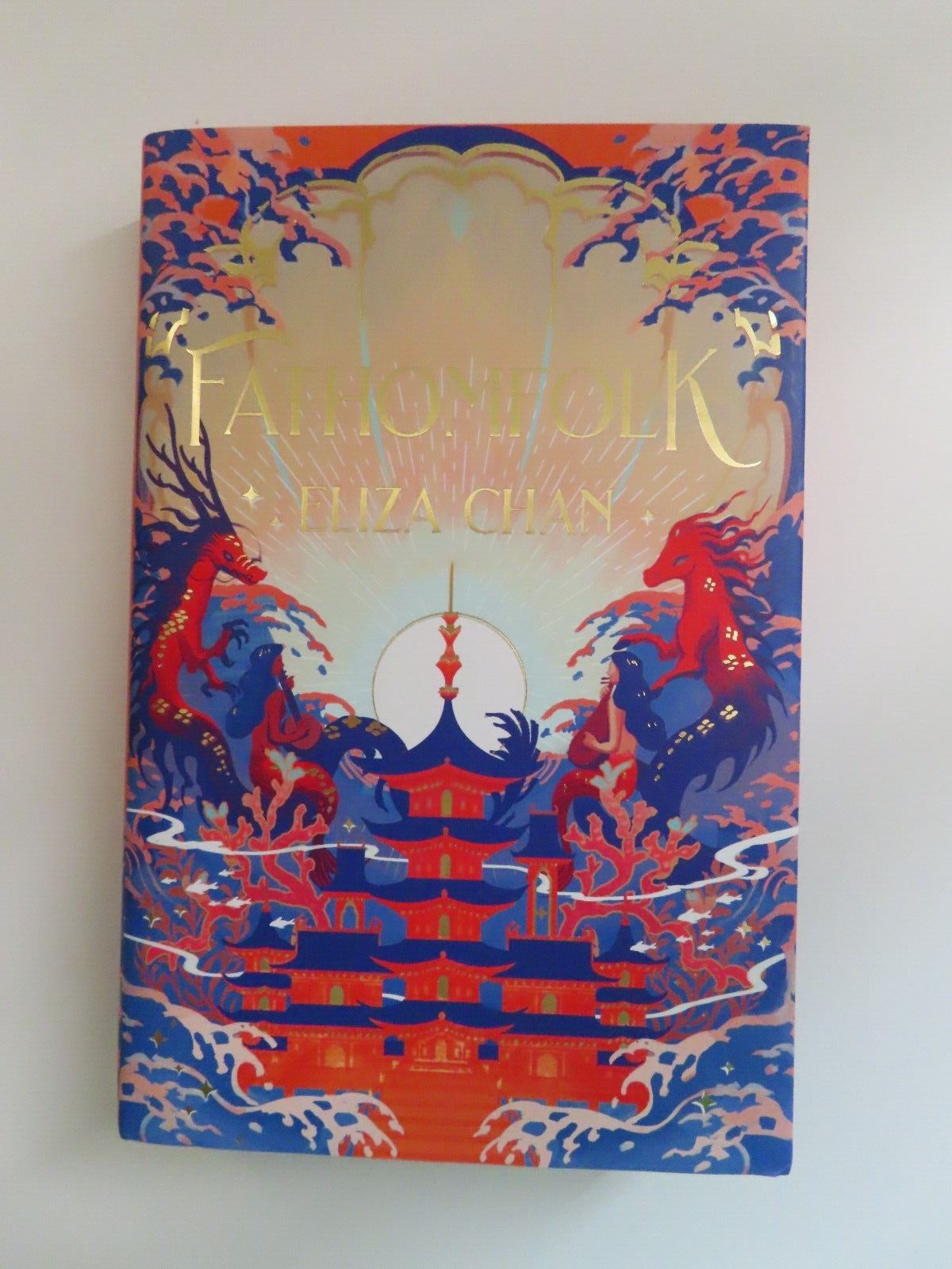 BOOK 'FATHOMFOLK' ELIZA CHAN SIGNED ORBIT ILLUMICRATE 2024 FANTASY