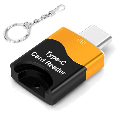 Micro SD Kartenleser USB-C Adapter für Laptops & Smartphones, Clip & Play