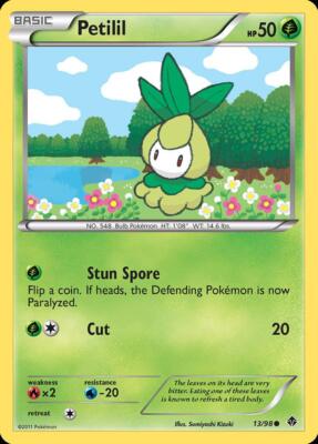 Pokemon Petilil (13/98) Emerging Powers LP