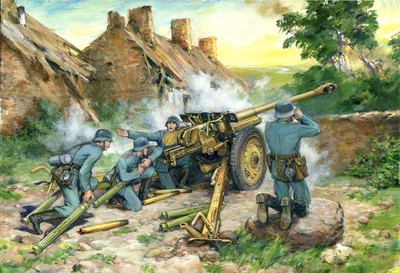 ICM Models 35801 1/35 7.62cm Pak 36 (R) Waffe W / 4 Rundhals