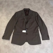 Boggi Milano Men's Blazer Casa Fondata Nel.1939 Fintes Super 130's Brown Size:56