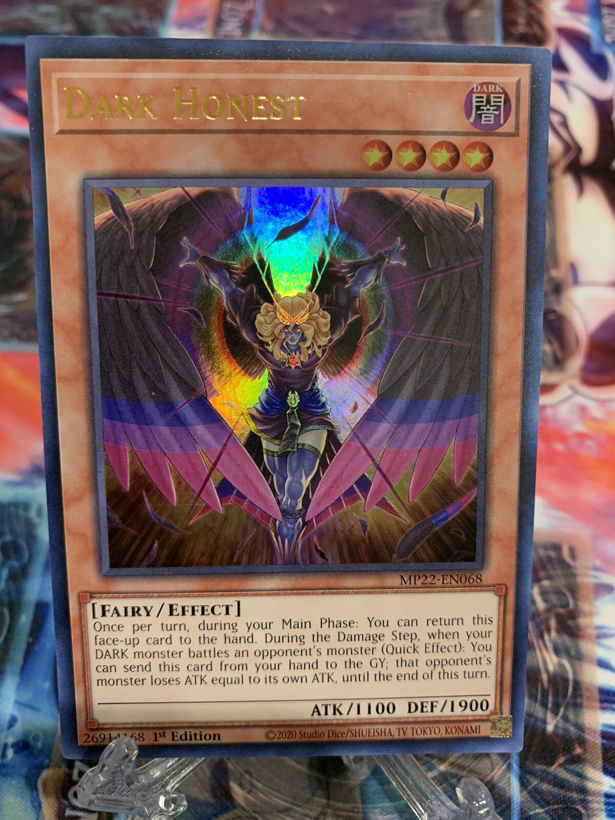 Yugioh x1 Dark Honest MP22EN068 Ultra Rare 1st Edition (Near Mint!) eBay