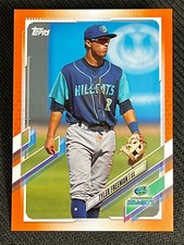 2021 Topps ORANGE BORDER PROSPECT ROOKIE Tyler Freeman 19/25