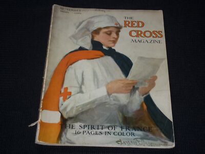 1917 SEPTEMBER THE RED CROSS MAGAZINE - THE SPIRIT OF FRANCE - L 13362