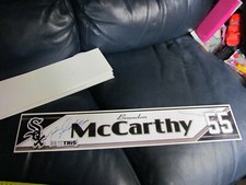 Brandon McCarthy Signed LOCKER ROOM NAME PLATE 