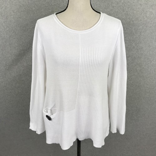 Cardigan Blanc "It's Our Time" - Taille L Pour Femme - Occasion En Très Bon état