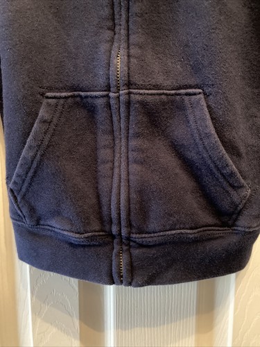 POLO RALPH LAUREN SZ 4/4T NAVY BLUE FULL ZIP HOODED SWEATSHIRT - Picture 4 of 12