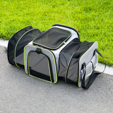 Pet Carrier Bag Large Capacity Expandable Collapsable Package Dog Cat Carry Bag