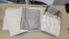 Toddler Bedding Baby Doll Bedding Crocodile White/Silver Set Sham 2xfitted Sheet