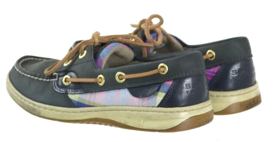 Zapatos de barco Sperry Top Sider para mujer talla 5 cuero azul tostado Foto 2 de 4