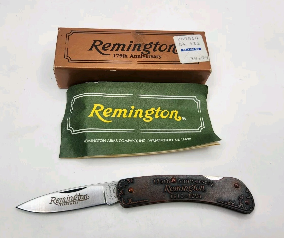 Remington 175th Anniversary Shotgun Pocket Knife ONE RC 15M USA