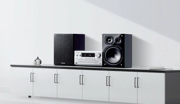 Panasonic SC-PMX900-S silver CD Stereo System Tuned by Technics 100V High-reso