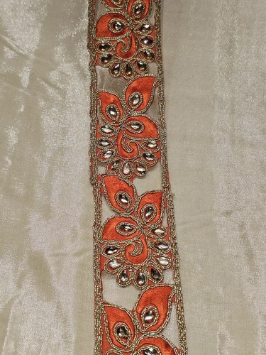 Indian Floral Saree Border Trim INDIAN LACE CRAFT - Picture 6 of 9