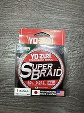 Yo-Zuri SuperBraid Dark Green 150 Yards 40lb Braided Big Game Fishing Line