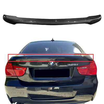 Spoiler passend für BMW E90 3er Limo, 2006-13 Heckspoiler Flügel, echtes Carbon