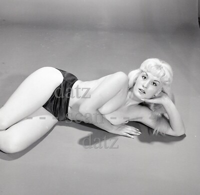 1950s Ron Vogel Negative-nude blonde pinup girl Micki Moteef-cheesecake