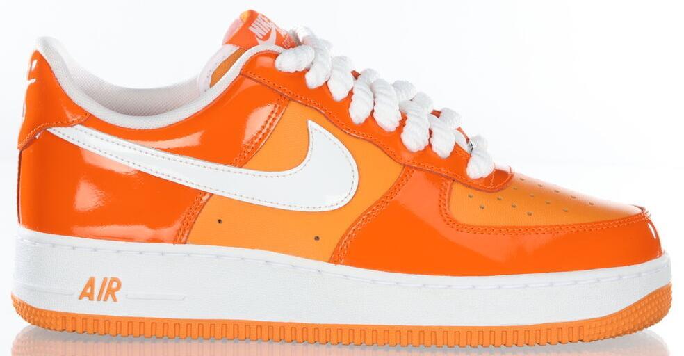 Nike Air Force 1 '07 LV8 Safety Orange Patent for Sale