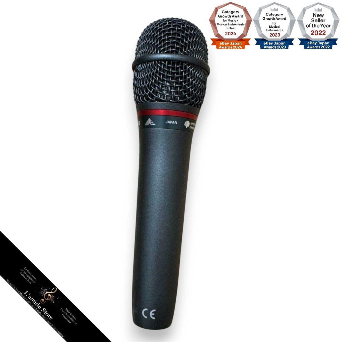 audio technicaマイク /AE6100 Audio-Technica AE6100 Hypercardioid Dynamic Vocal Microphone