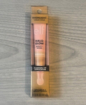 Neu E.L.F. Halo Glow Beauty Wand Highlight 10ml Liquid Gold ELF Cover Up